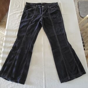 American Eagle Vintage Size 12 Navy Blue Corduroy Flares